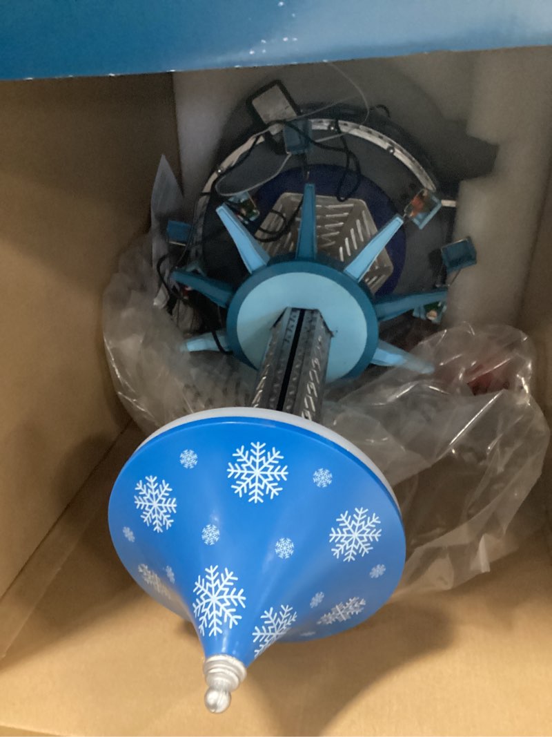 Condition photo showing Good Condition for Carole Towne Swing Ride Lighted Musical Building