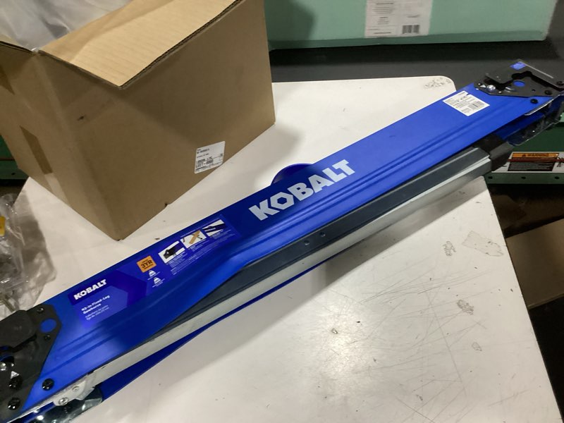 Condition photo showing As Is for kobalt 43-in w x 30-in h steel saw horse (1100-lb capacity)