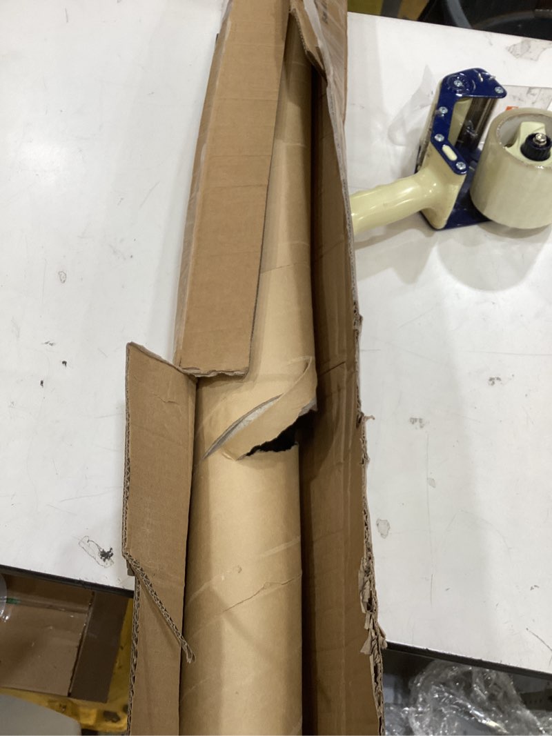 Condition photo showing Good Condition for teemoo olympic barbell bar, 57"/47" barbell bar with 2 spring collars, strength training bars, bench press bar for weight lifting, squat, hip thrusts, biceps, 700lb/500lb weight capacity, e-coat finish for 2 inch weight plates (black)