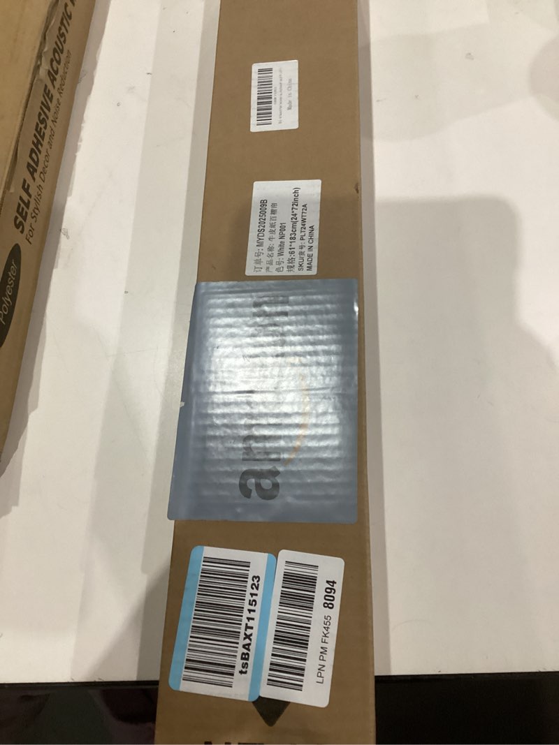 Condition photo showing As Is for MYshade 6 Pack Temporary Light Filtering Paper Shades for Windows,Paper Pleated Blinds with Adhesive,No Tools No Drilling Free Cut Size Temporary Room Darkening Shades(White, 24" W x 72" H) White 24"W*72"H - 6 PC