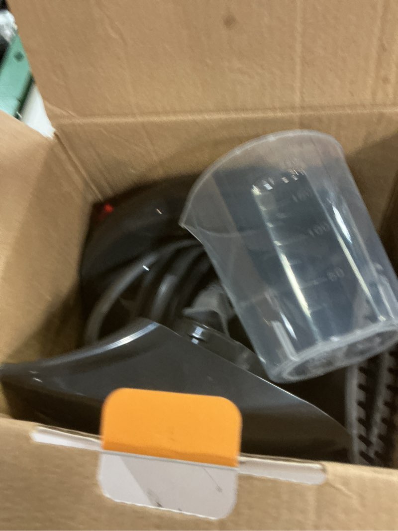 Condition photo showing New/Like New for hilife steamer for clothes, portable handheld design, 240ml big capacity, 700w, strong penetrating steam, removes wrinkle, for home, office(only for 120v)-black