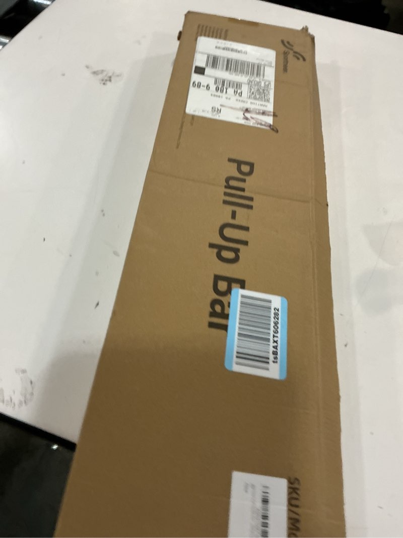 Condition photo showing New/Like New for Sportneer Pull Up Bar: Strength Training Chin up Bar No Screws - Adjustable 29.5''-37''(75-94cm) Width Locking Mechanism Pull up Bar for Doorway - Max Load 440lbs for Home Gym Upper Body Workout, Non-slip