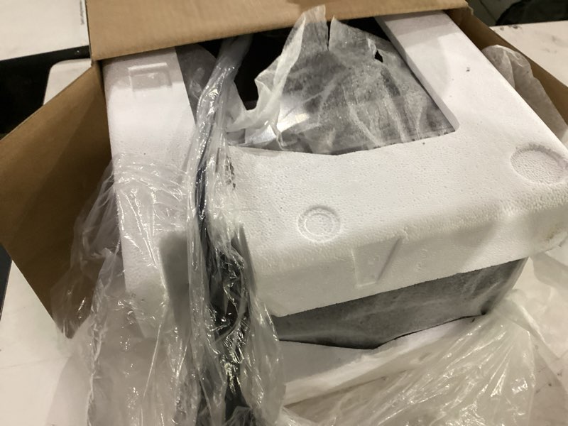 Condition photo showing New/Like New for (not tested)inoviva nugget ice maker countertop, 40lbs/24h soft chewable pellet ice machine with self-cleaning, sonic ice maker for home kitchen, office - black stainless k2.0