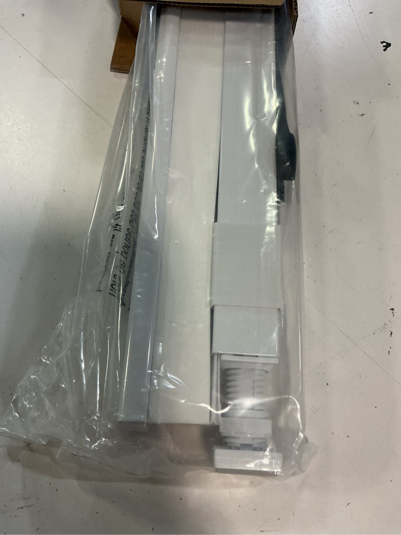Condition photo showing Good Condition for lazblinds cordless cellular shades, no tools no drill light filtering honeycomb shades pleated blinds for windows, 20'' w x 48'' h, white light filtering-white 20'' w x 48'' h