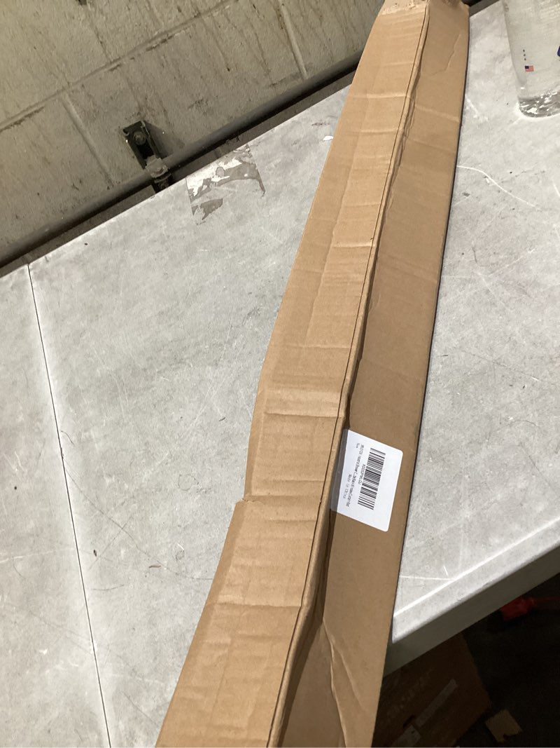 Condition photo showing As Is for briofox industrial shower curtain rod - 2-in-1 design tension curtain rod - never rust non-slip 43 to 72 inch stainless steel, matte black window curtain rod 43-72 inches matte black