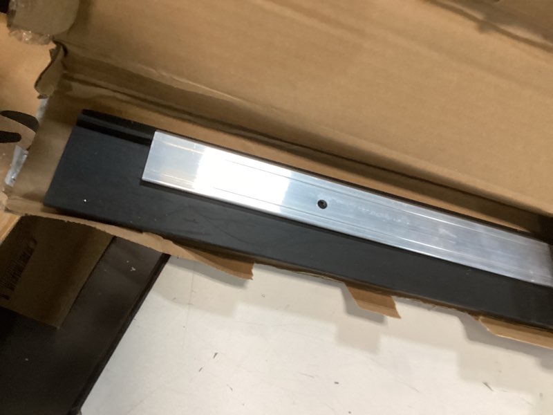 Condition photo showing As Is for 2 Pcs All-Season Door Sweeps for Bottom of Exterior and Interior Door, Aluminum Alloy and Rubber, Ideal for Residential & Commercial Use (1-3/4 x 36 Inch,Silver) 1-3/4 x 36 Inch Silver 2