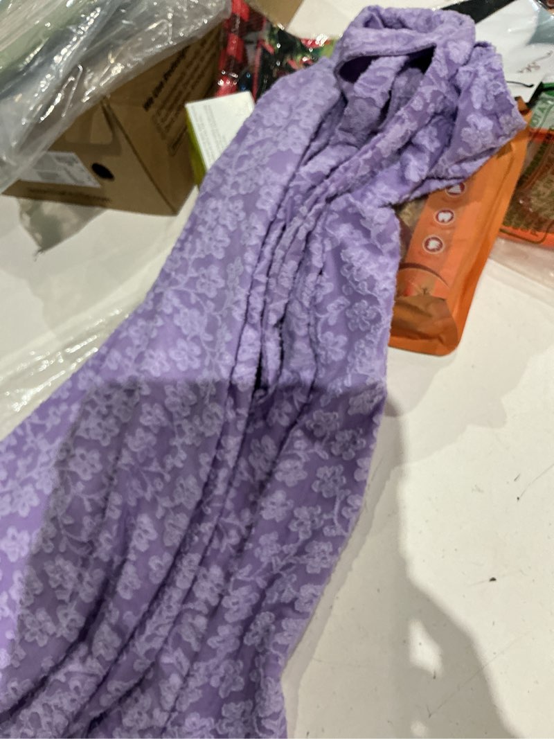 Condition photo showing Good Condition for hoziy girls dresses floral halter tie back short dress juniors summer a-line flowy backless sundress 5-16 years 11-12 years purple
