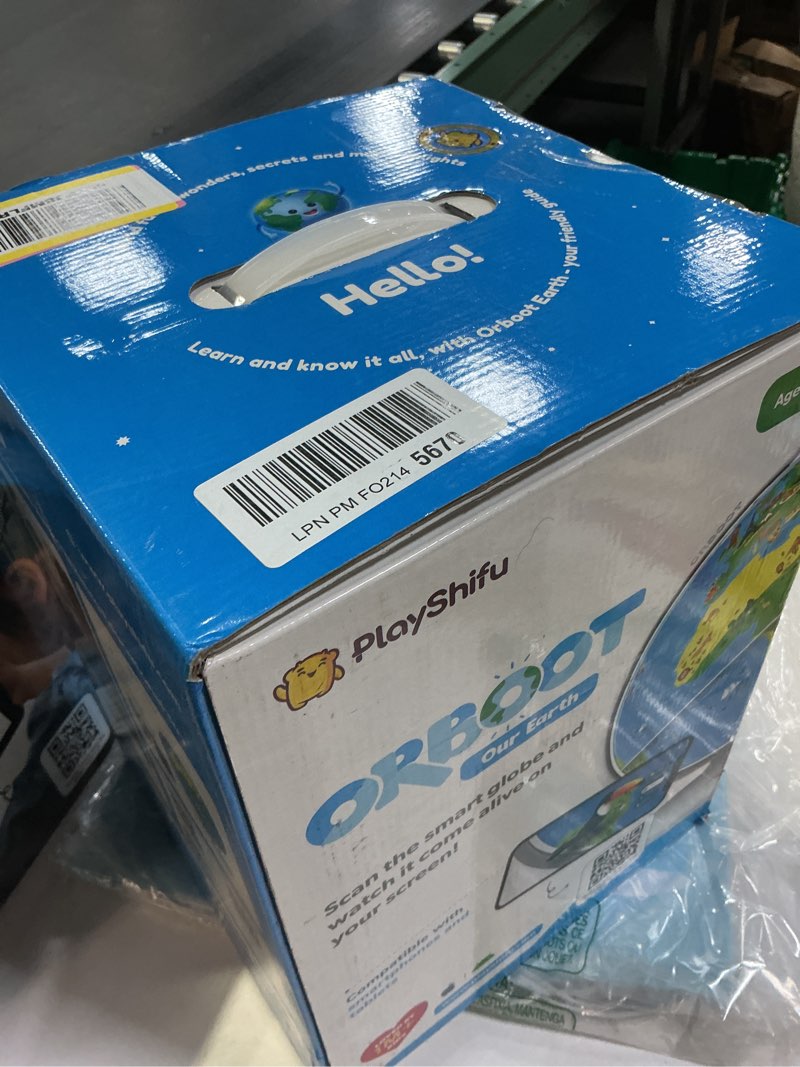 Condition photo showing New/Like New for PlayShifu Globe for Children – Orboot Earth: Interactive Kids Globe with 1000+ Facts on Animals, Places & Monuments | Tech-Powered Learning Toy & STEM Gift for Kids Ages 4–10