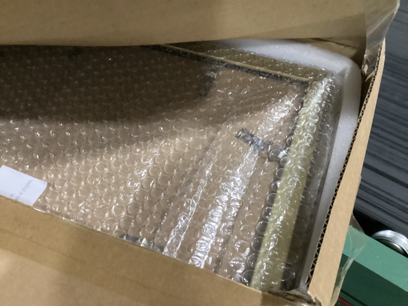 Condition photo showing New/Like New for gulethun 16x24 picture frame, gold poster frame, home decor natural gallery frames, horizontal or vertical format, sturdy, plexiglass, large wall decor, for photos, artworks, posters gold 16x24in
