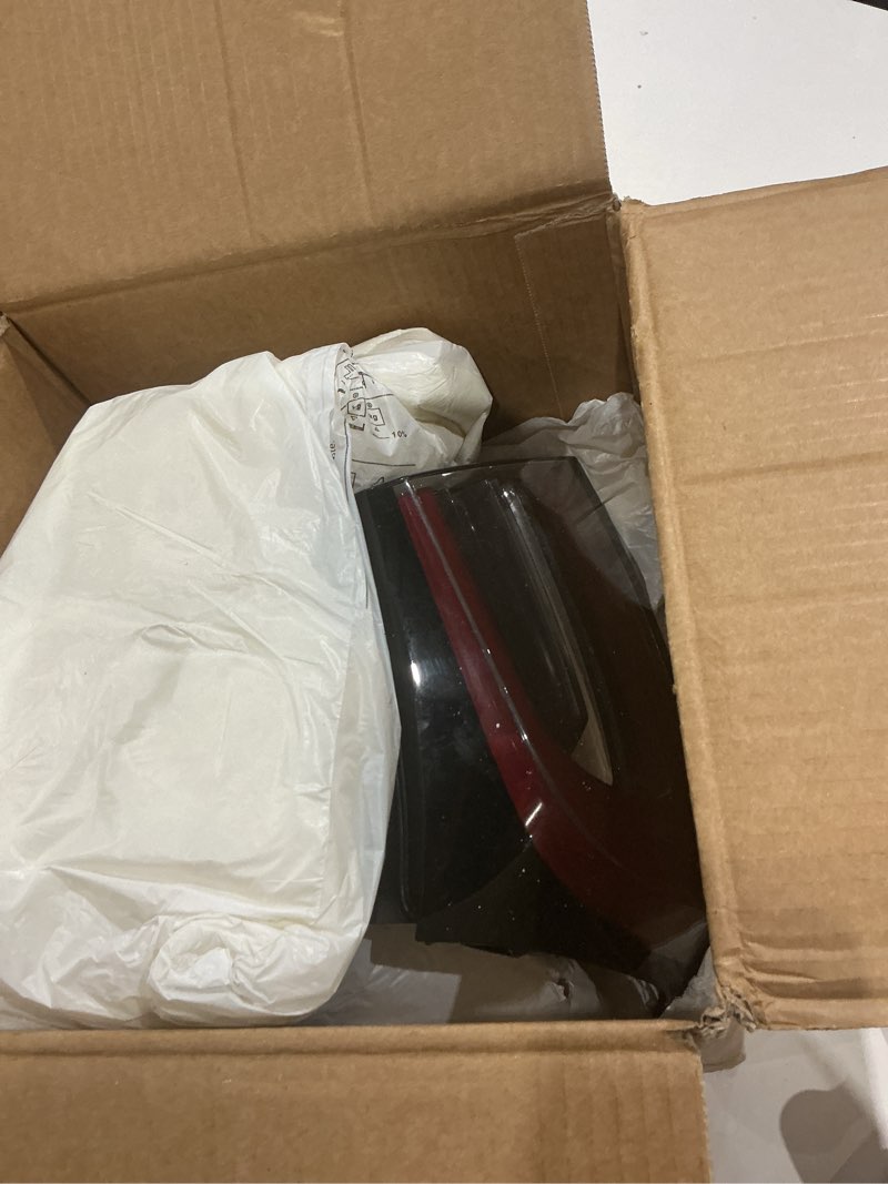 Condition photo showing As Is for 4-pin led left side tail light for tesla model y 2020-2024 | with waterproof amber signal light?left side outer direct fit replacement lamp?easy to install?oe# ?1502087-00-d
