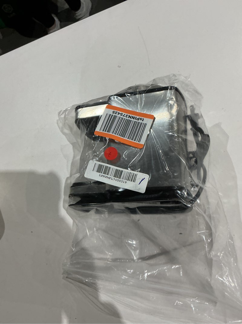 Condition photo showing As Is for cuisinart coffee grinder, electric one-touch automatic burr coffee grinder with 18-position grind selector, cup size selector for 4 – 18 cups, dbm-8p1, black stainless burr mill stainless steel