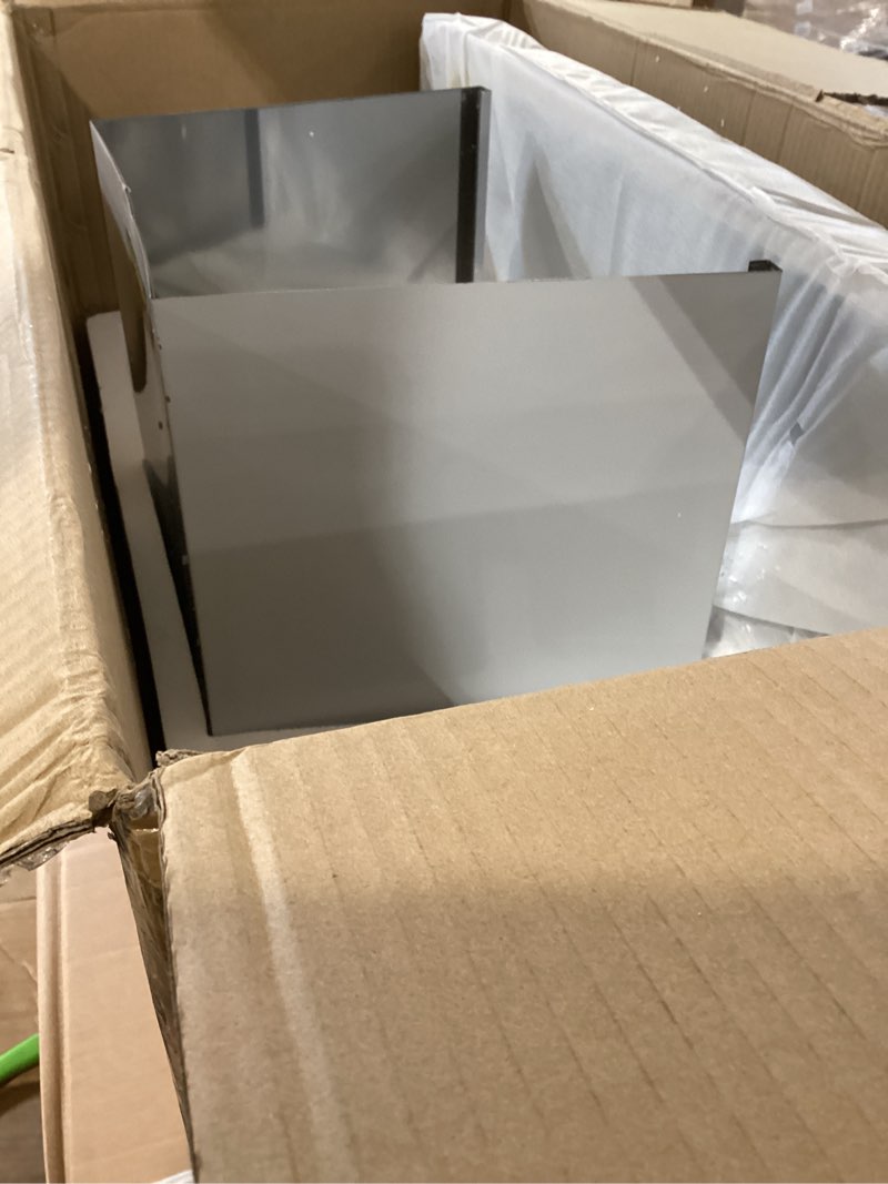 Condition photo showing Good Condition for 36 inch range hood wall mount, 1200 cfm with 4-speed gesture sensing & touch control, stainless steel kitchen stove vent hoods with 2 led lights, time setting, dishwasher-safe baffle filters wall-mounted-ts2 36 inch