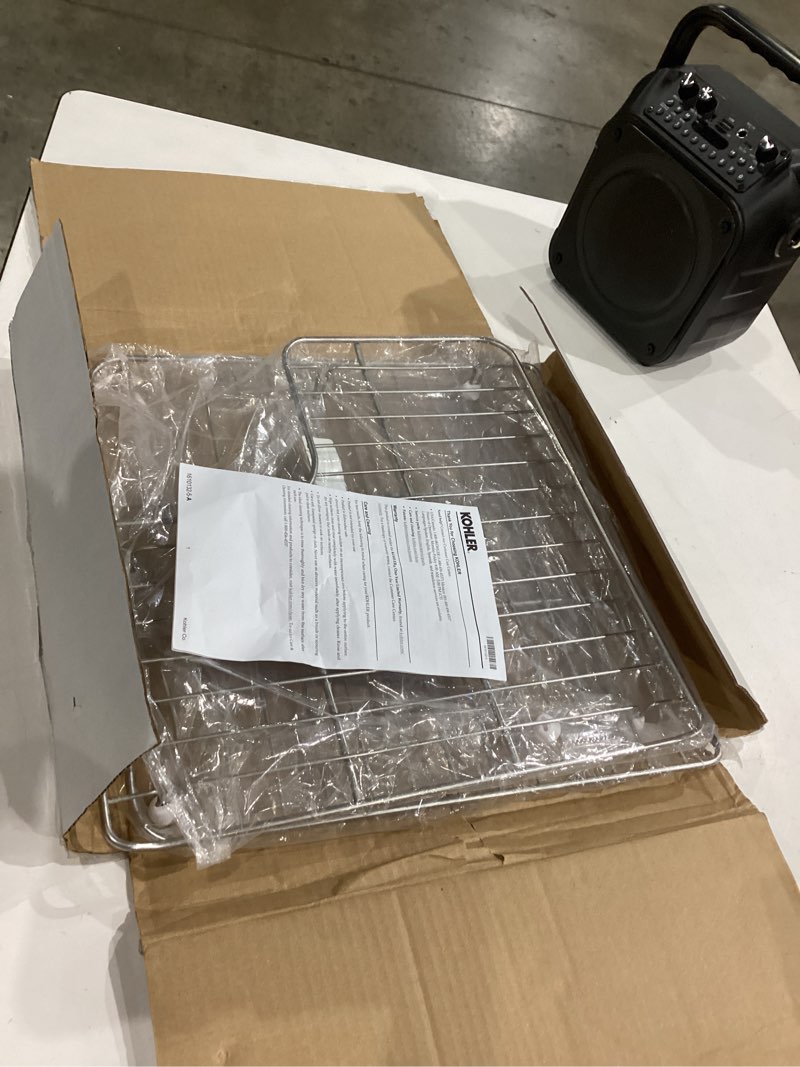 KOHLER Whitehaven 15.06-in x 14.94-in Stainless steel Sink grid