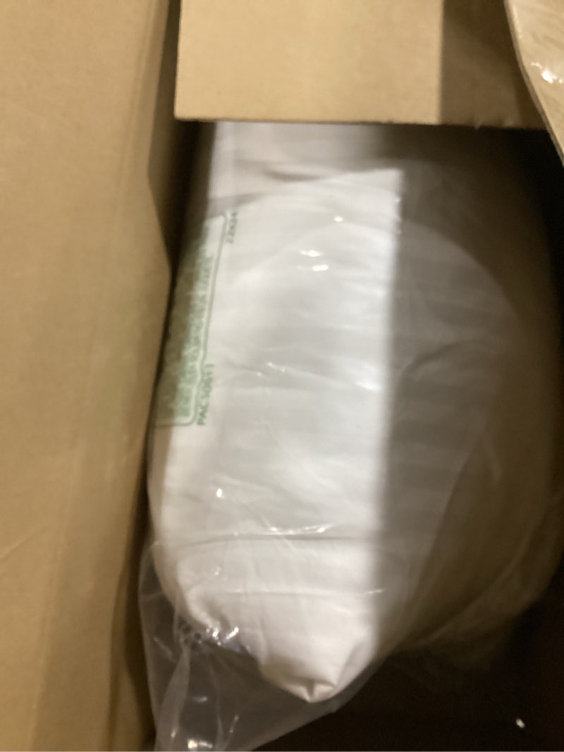 Condition photo showing Good Condition for Goose Feather Down Pillow for Sleeping, 100% Cotton Cover King (20X36IN) Bed Pillow Stripe White 1 Pack King (Pack of 1)