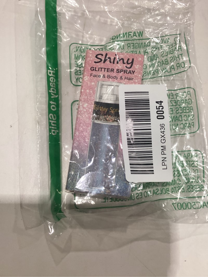 Condition photo showing Good Condition for hair and body glitter spray, 1pc glint-rainbow glitter hairspray dry powder makeup for clothes, festival rave prom loose sparkle powder,holographic ultra fine resin glitters for crafts (glint-rainbow)