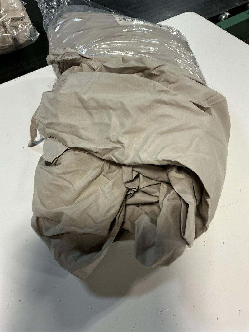 Condition photo showing Good Condition for organic crisp percale duvet cover set, king/cal king, dove