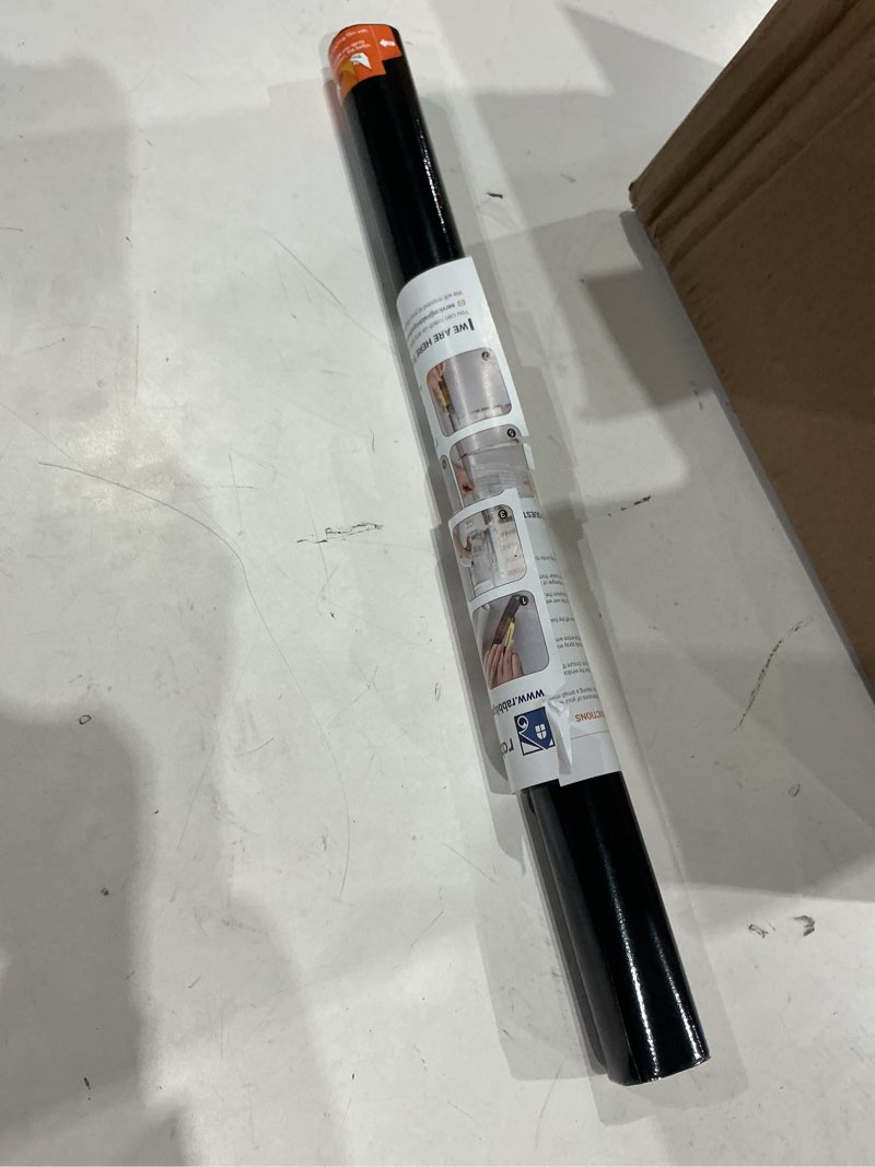 Condition photo showing Good Condition for item similar// kespen window privacy film one way daytime privacy static cling sun blocking anti uv reflective window tint for home and office, black-silver, 17.5 inch x 6.5 feet black-silver 17.5 inch x 6.5 feet