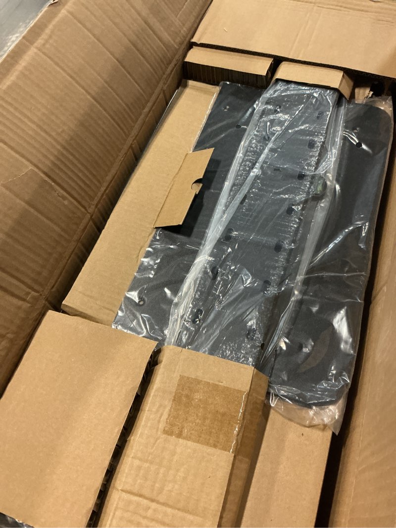 Condition photo showing Good Condition for Heavy-Duty Rolling TV Stand for 32–85" Screens — Supports 187 lbs (154 lbs TV + 33 lbs Shelf), Stable Mobile TV Cart with Storage Tray & Locking Wheels, Floor TV Stand, Max VESA 600x400, Black 32–85 Inch Screens