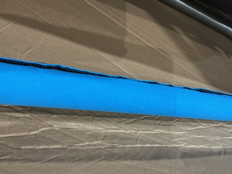 Condition photo showing Good Condition for pool handrail 39"x32" swimming pool stair rail 304 stainless steel, 385lbs load capacity, pool handrail humanized swimming pool handrail with blue grip cover 39x32