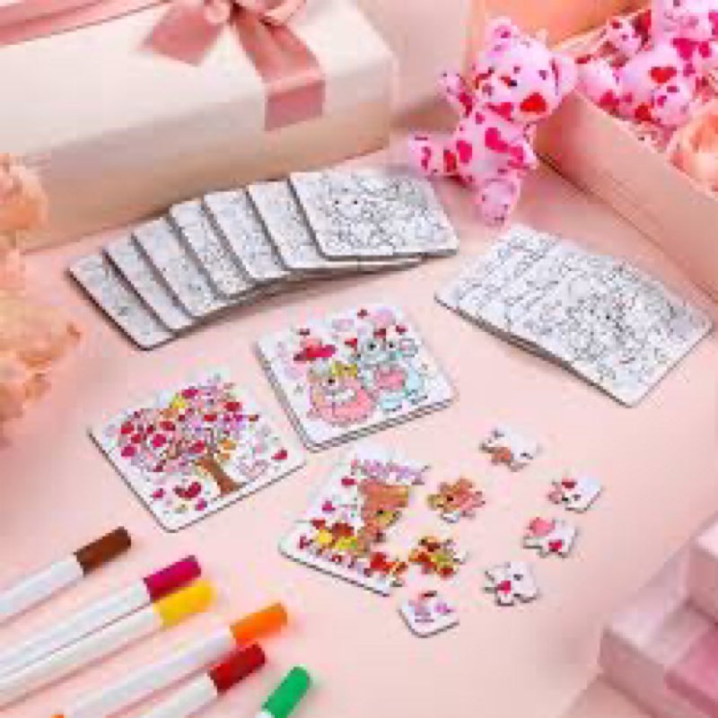 realspring 24 pack color your ow... m activitles educational game toy new