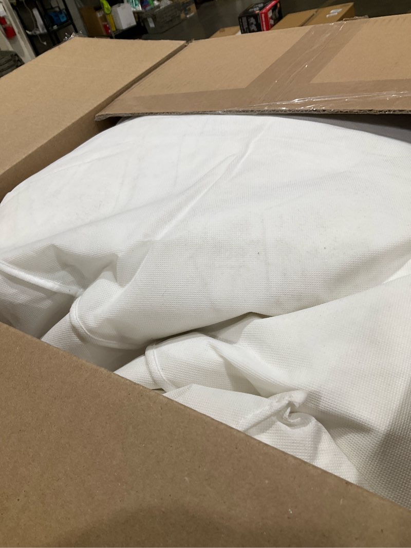 Condition photo showing Good Condition for continental bedding | 10/90 down and feather throw pillow insert | 100% cotton 250tc shell | medium loft decorative cushion | 26x26 | 2 pack white 26x26 (2 pack)