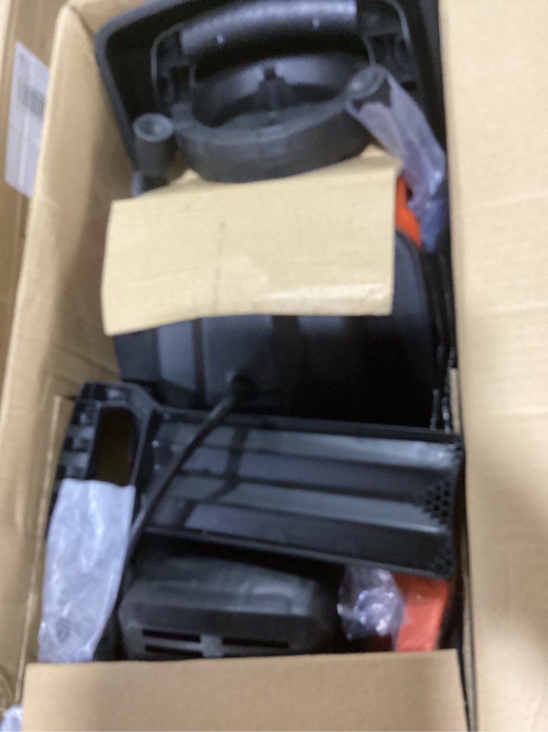 Condition photo showing Good Condition for maxlander 15-amp electric wood chipper shredder, 1.75-inch cutting capacity, yard waste mulcher for composting branches & twigs, corded chipper with collection bag dark orange