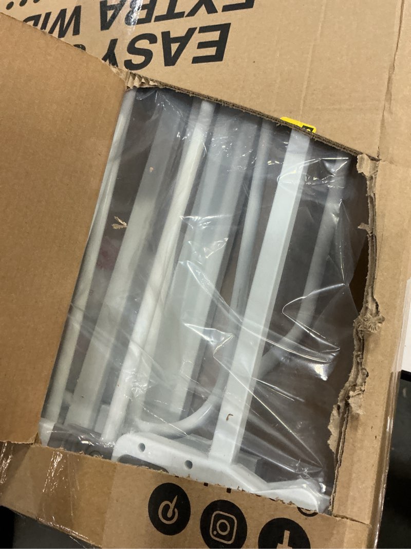 Condition photo showing Good Condition for Regalo Easy Step 49-Inch Extra Wide Baby Gate, Includes 4-Inch and 12-Inch Extension Kit, 4 Pack of Pressure Mount Kit and 4 Pack of Wall Mount Kit White 29-49"W x 30"H