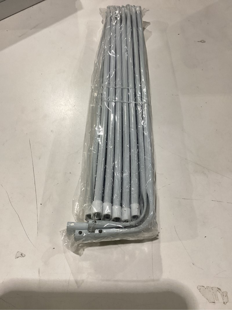 Condition photo showing Good Condition for Yafa Home Fashion Durable Double Standard White Adjustable Curtain Rod Hardware Included (White, 48" - 84" [Set of 2]) 48" - 84" [Set of 2] White