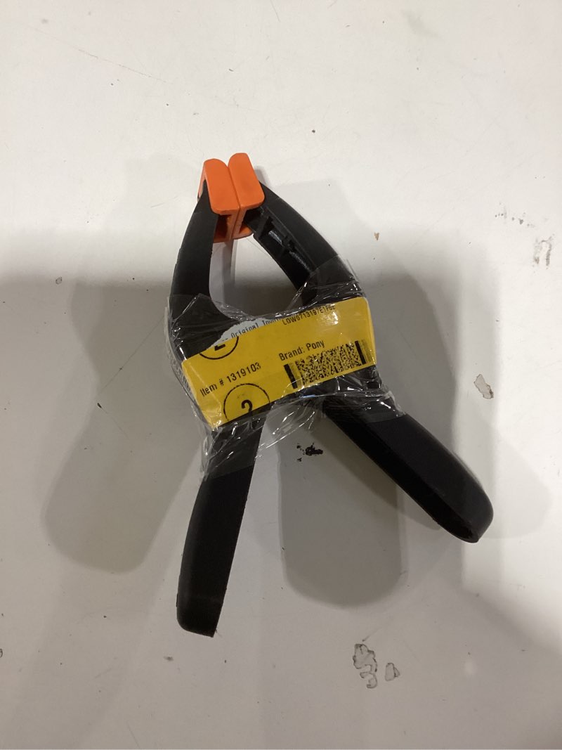 Condition photo showing As Is for pony 2-in 50-lb spring clamp