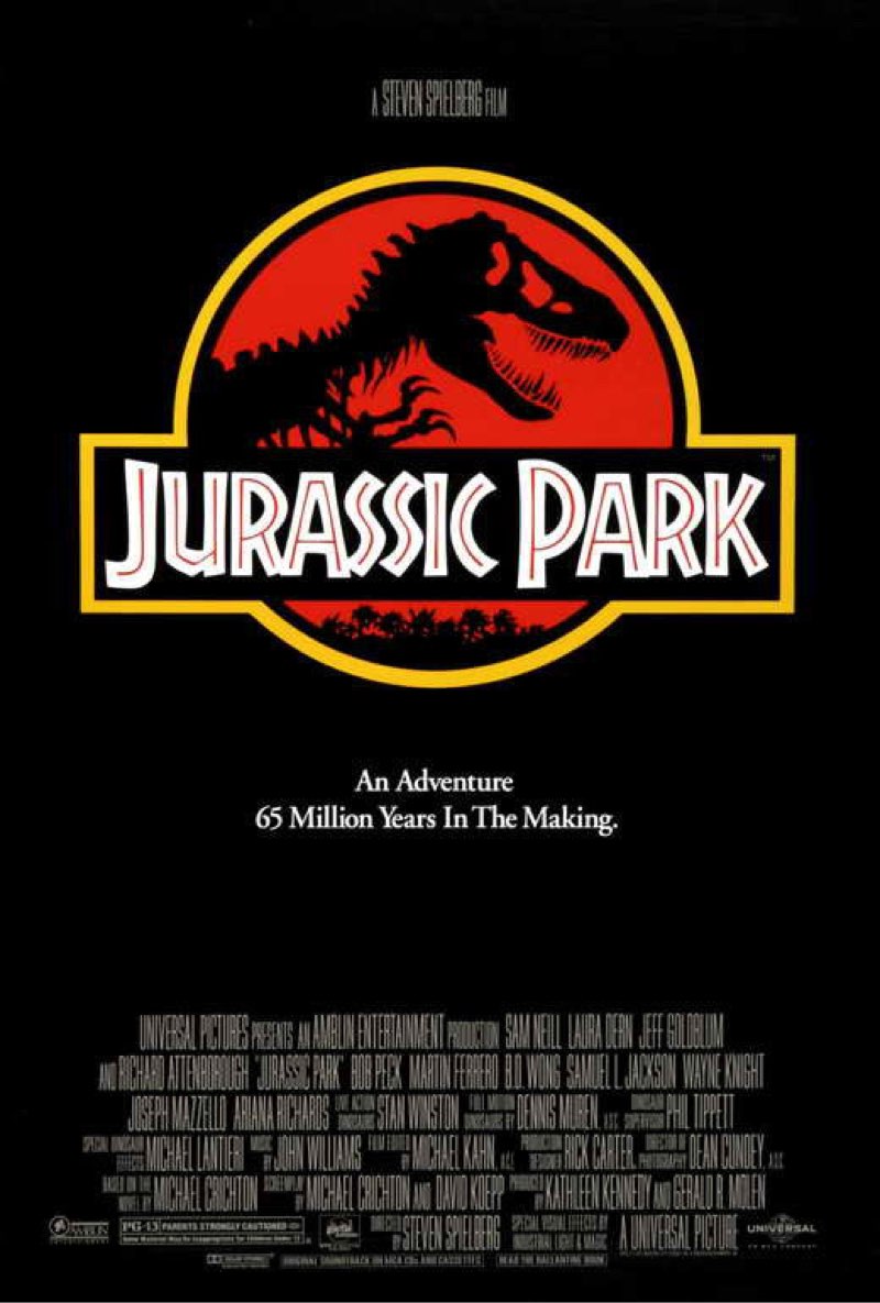 jurassic park movie poster print (27 x 40)
