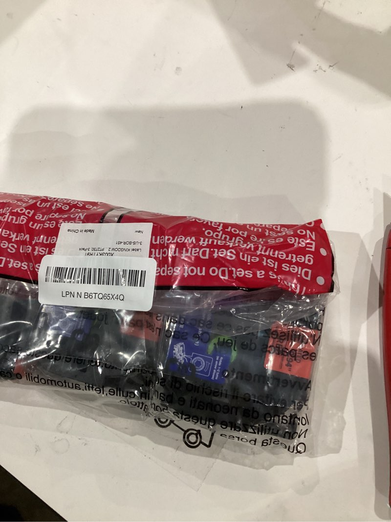 Condition photo showing As Is for label kingdom 24mm red label tape replacement for brother tze-451 tze451 1 inch black on red tz tape 24mm 0.94 compatible with brother p touch for ptd600 ptp710bt ptp700 pt2730, 3-pack black on red 24mm (1")