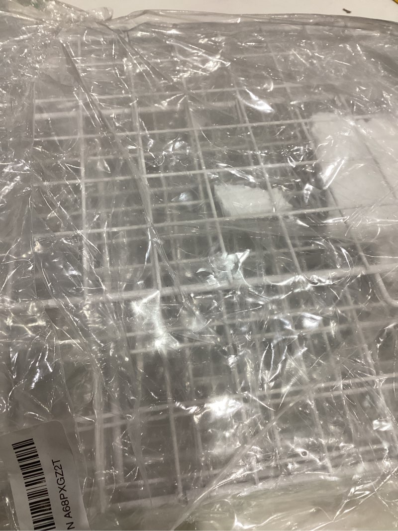 Condition photo showing Good Condition for 4-Tier Stackable Closet Organizers and Storage Shelves, Foldable & Mutifunctional Clothes Storage Basket Sweater Organizer Bins Container for Wardrobe Kitchen Office Bathroom, White White 14.3"D x 12"W x 32"H | Stackable