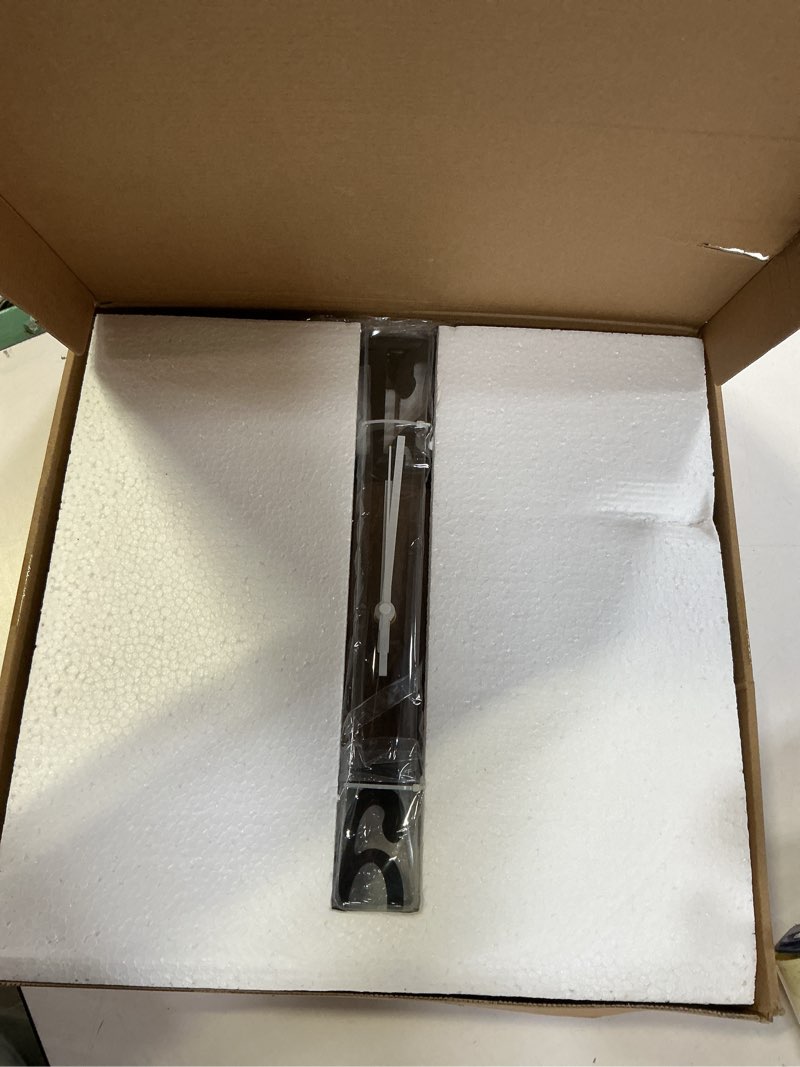 Condition photo showing New/Like New for 1st owned Wall Clock for Living Room -16" Silent Non Ticking,Battery Operated,Black Metal, Antique Wood Clocks for Farmhouse,Dining Room,Bedroom,Kitchen Clock Wall Decor- Arabic Numerals Black-arabic Numerals 16 Inch