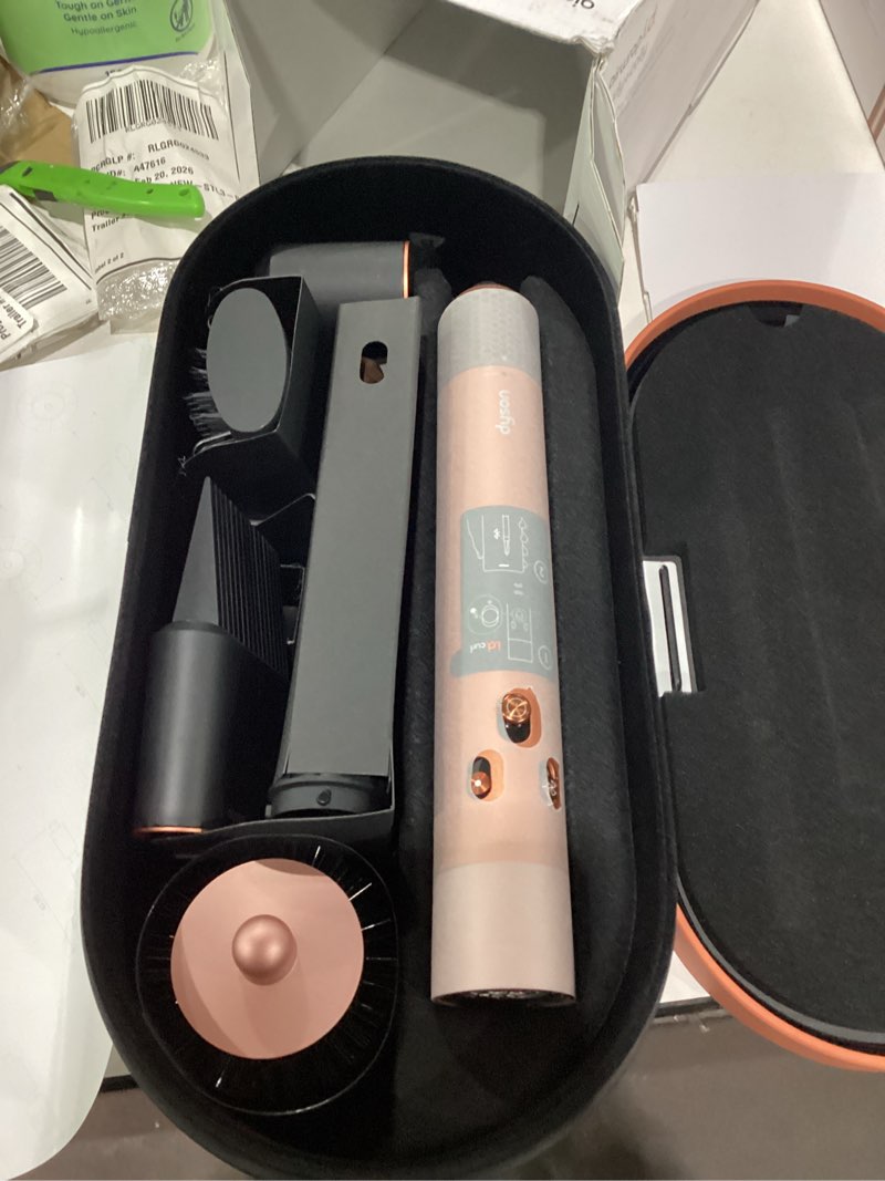 Condition photo showing Good Condition for Dyson Airwrap i.d.™ Multi-Styler, Allure Winner, Bluetooth Connected, No Heat Damage, 6-in-1 Versatility, Intelligent Hair Styler Complete Diffuse for Curly to Coily Hair - Amber Silk