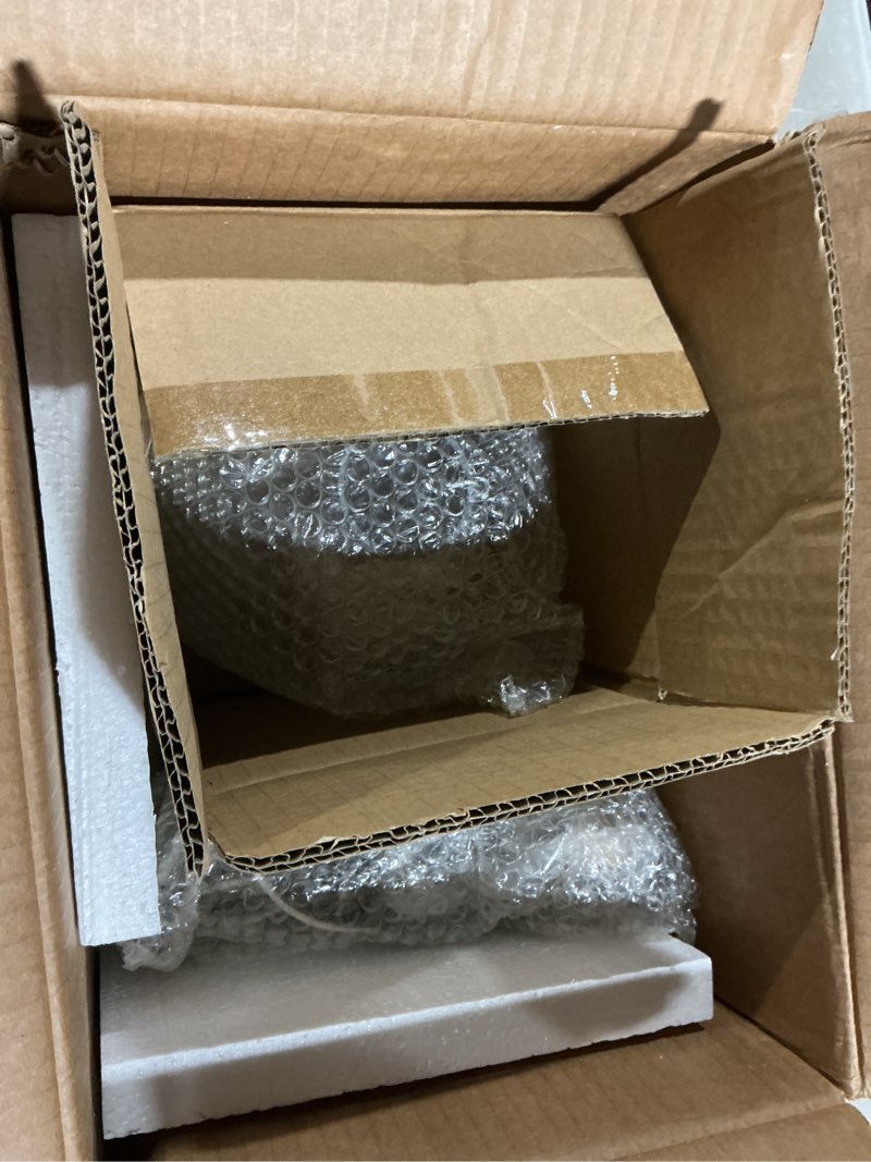 Condition photo showing Good Condition for tawson black and gold pendant light, modern globe pendant light, island pendant lights with 6.5 inch clear globe glass shade for kitchen island, hallway, entryway, dining room, bedroom 1 light mini pendant (clear globe glass)