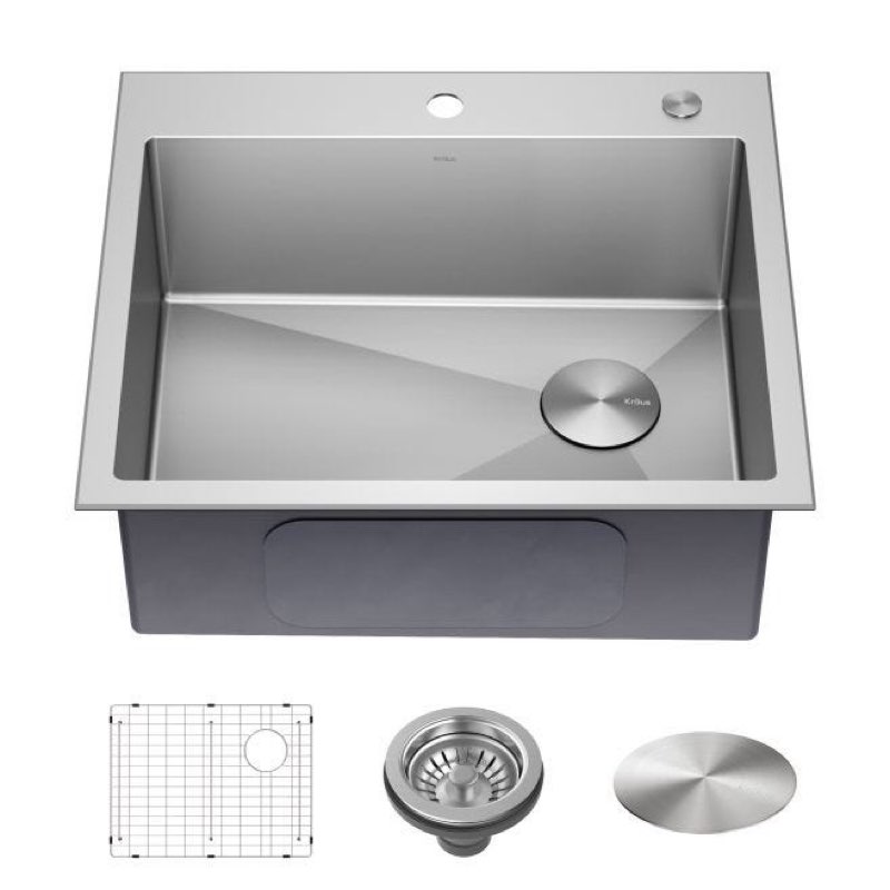 25” Similar Kraus metal sink 
