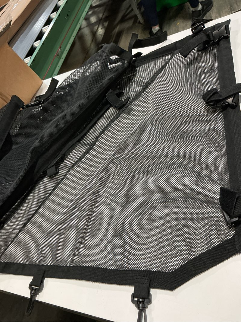 Condition photo showing As Is for kemimoto side window net door windshield mesh compatible with tracker 800sx crew 2020+ anti-uv dust-proof utv ventilated sun protection shield protective doors