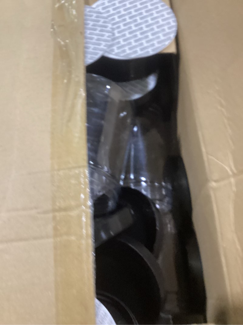 Axigundaone 24 Pcs 16 oz Clear Plastic Jars with Lids, Empty Round Storage Containers Jars, Plastic 