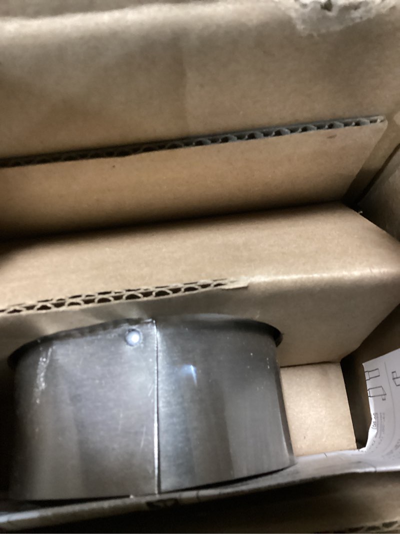 Condition photo showing As Is for whirlpool 4396014 genuine oem telescoping vent kit for dryers telescoping vent kit 29 to 50 inches aluminium
