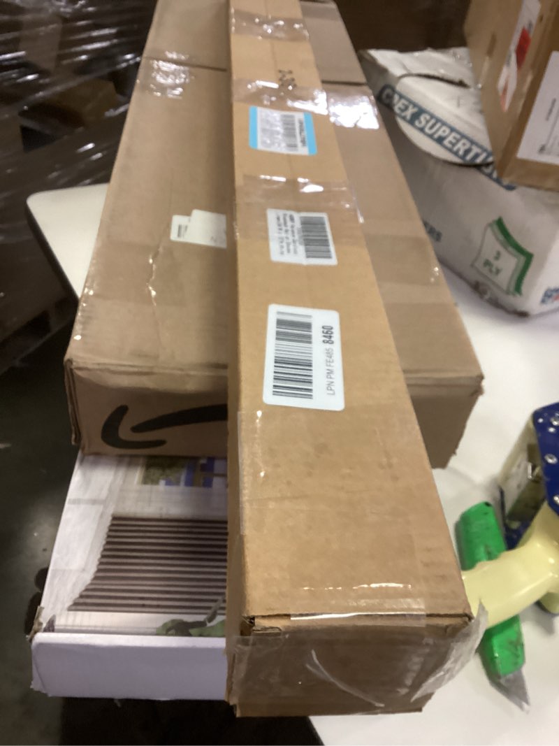 Condition photo showing New/Like New for AOSKY Linen Roller Blinds Shades for Indoor Windows Pull Down Cordless Blackout Black Out Window Shade 36 Inch Blinds for Home White White 36"W x 72"H