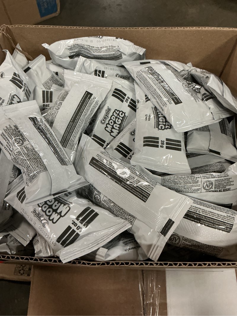 Condition photo showing New/Like New for crayola® model magic modeling dough classpack, white, pack of 75