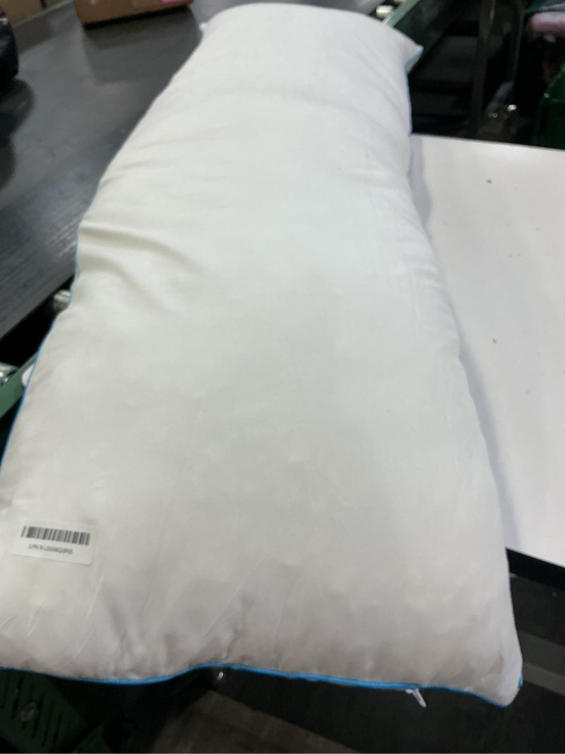 Condition photo showing As Is for YZ HOME Memory Foam Body Pillow Insert - Full Body Pillow for Adults - Soft Large Long Bed Pillow for Side Sleeper (White, 20 Inchx54 Inch) White New 20 Inchx54 Inch
