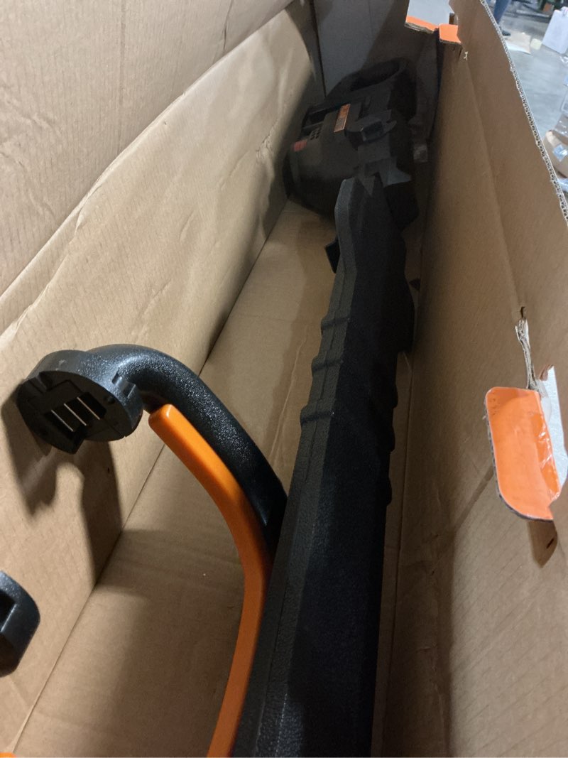 Condition photo showing As Is for WORX Nitro WG286 24" 40V Cordless Hedge Trimmer, Electric Hedge Trimmer with Dual-Action Blades & 3400 SPM, Brushless Bush Trimmer with 180° Rotating Handle, 2 Batteries & Charger Included 24" 40V Hedge Trimmer w/(2)2.0Ah Batteries