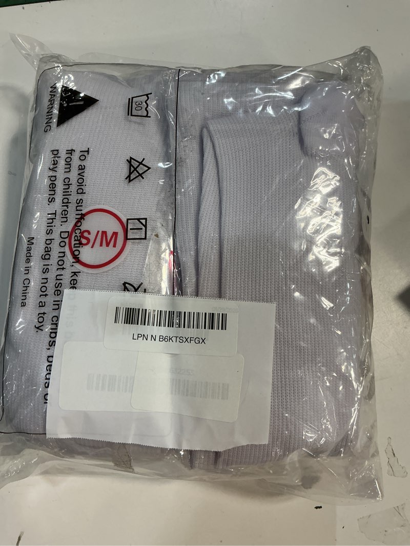 Condition photo showing New/Like New for Graduated Copper Compression Socks for Men & Women Circulation 8 Pairs 15-20mmHg - Best for Running Athletic Cycling Small-Medium 08 White