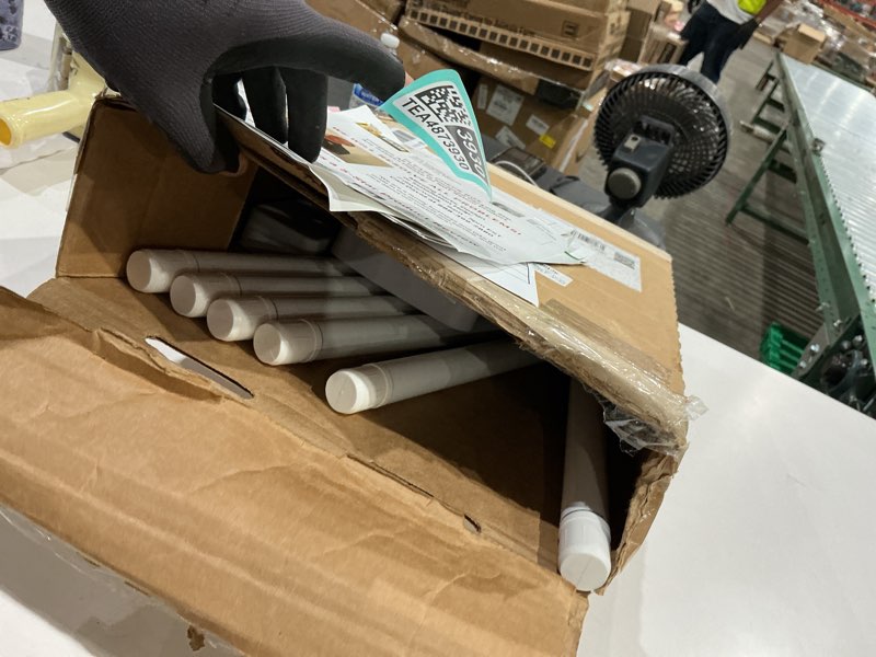 Condition photo showing New/Like New for ez shelf-expandable-closet shelf with hanging rod- 17.5" to 27" -white- easy install to 2 side walls- (ezs-scrw27) -wire closet shelving alternative white 17.5" - 27"