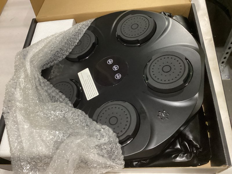 Condition photo showing New/Like New for Music Boxing Machine, Interactive Punching Trainer with Boxing Gloves, Large Size Wall Mounted Electronic Boxing Target for Kids, 9 Modes & 9 Speeds