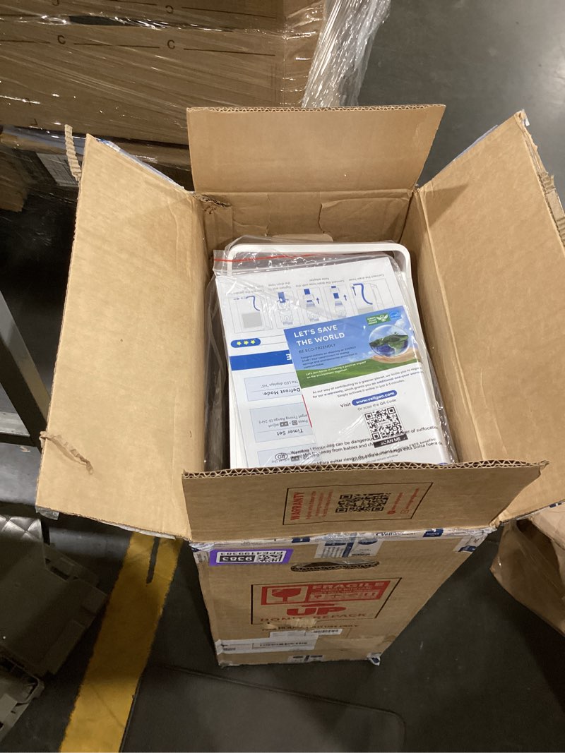Condition photo showing New/Like New for 4,500 sq.ft most efficient energy star 2025 dehumidifier,vellgoo max 70 pint/d (standard 56 pint/d) dehumidifier for basement with drain hose, smart humidity control, for home, bathroom, garage white 4,500 sq.ft