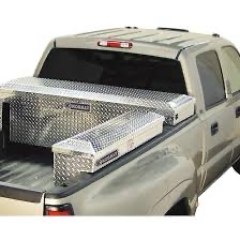 Kobalt 48-in x 13-in x 12-in Silver Aluminum Side Mount Truck Tool Box