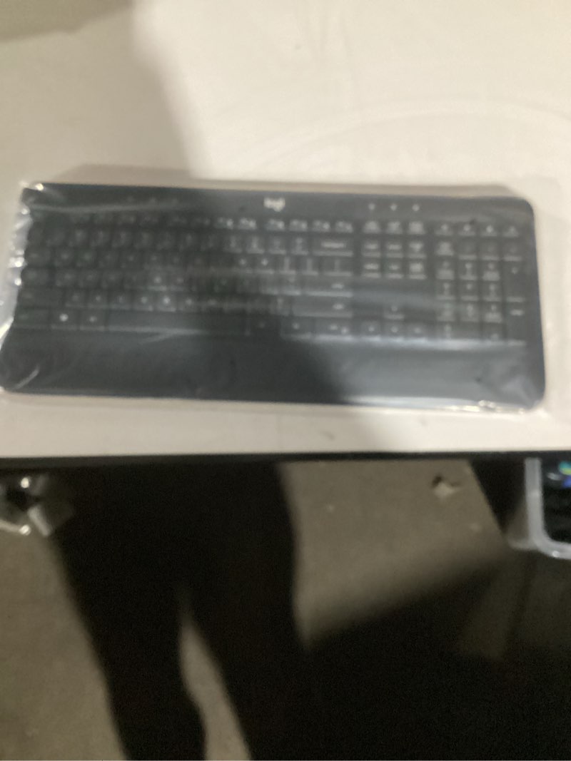 Condition photo showing Good Condition for Logitech MK540 Advanced Wireless Keyboard and Mouse Combo for Windows, 2.4 GHz Unifying USB-Receiver, Multimedia Hotkeys, 3-Year Battery Life, for PC, Laptop 2024 Model