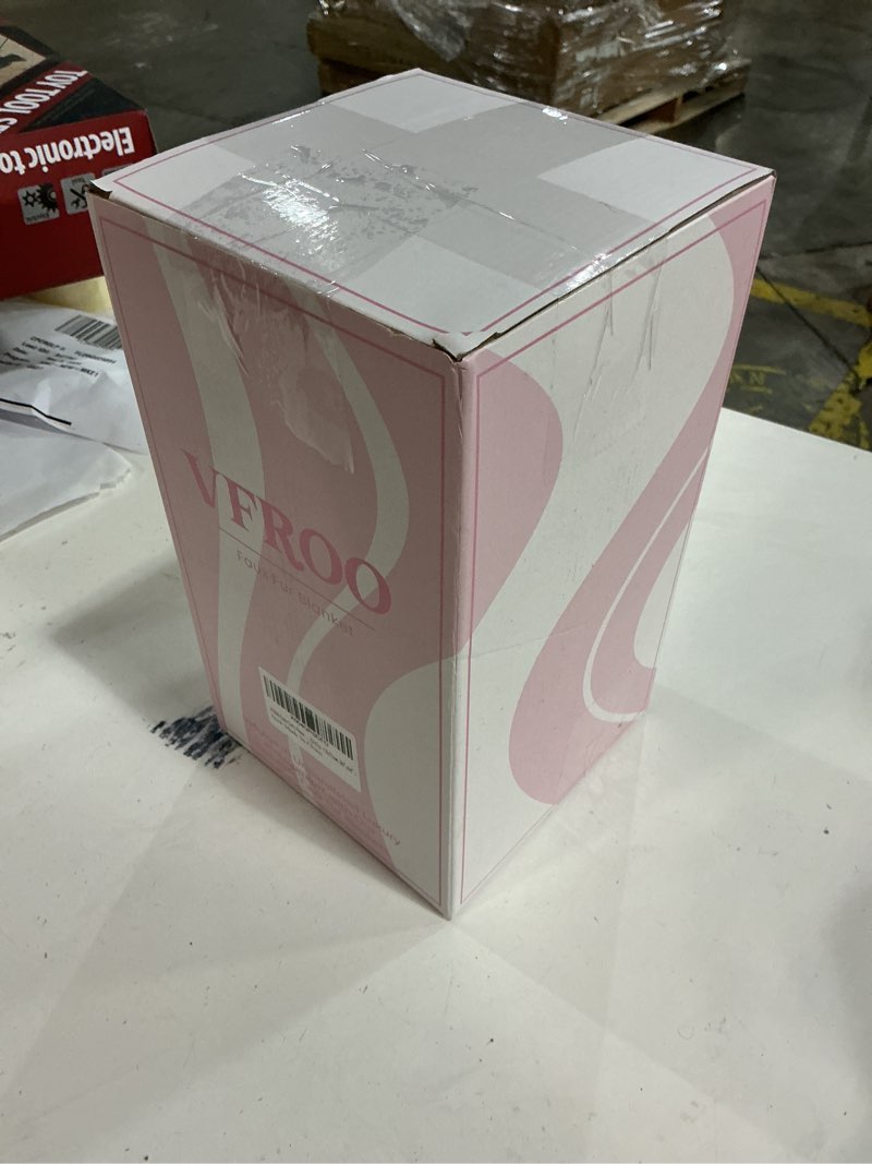 Condition photo showing New/Like New for Double-Sided Faux Fur Throw Blanket, Fuzzy Soft Plush Thick Warm Fluffy Shaggy Fuzzy Blanket for Couch, Sofa, Bedroom, Luxury Blanket Valentines Day Gifts for Her, Yellow, 50"x60" Yellow 50"x60"